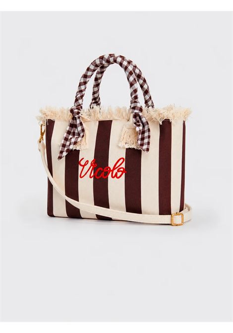 ibiza medium stripe canvas VICOLO | AB0011MORO BURRO