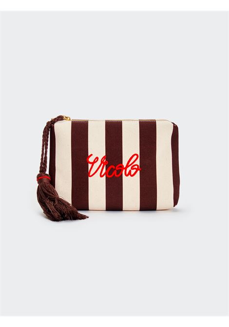 ibiza canvas stripe VICOLO | AB0050MORO BURRO