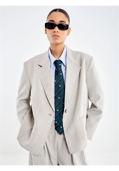 Blazer Monopetto Finiture Taglio Vivo