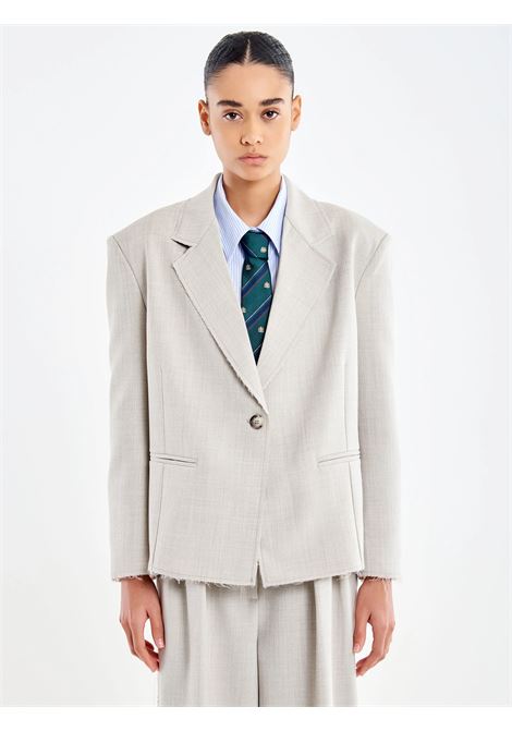 Blazer Monopetto Finiture Taglio Vivo VICOLO | TAB0929SASSO