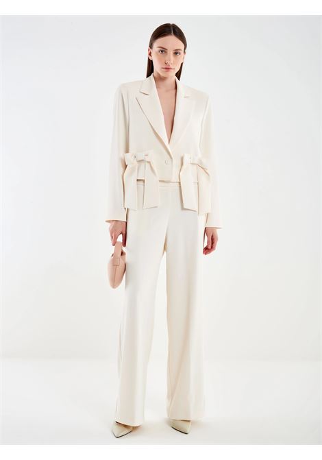 Pantalone con Elastico Sul Retro VICOLO | TAB1516BURRO 04