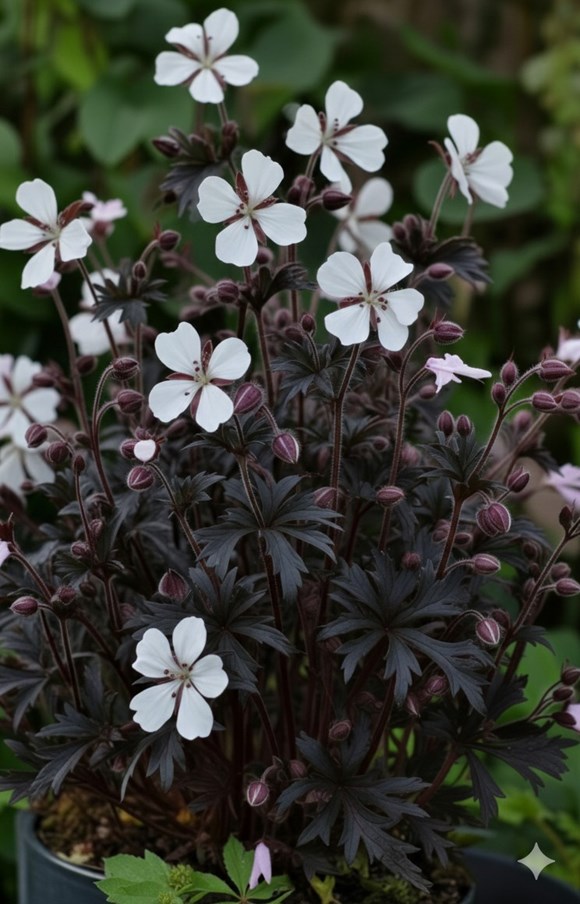 Geranium Midnight Ghost