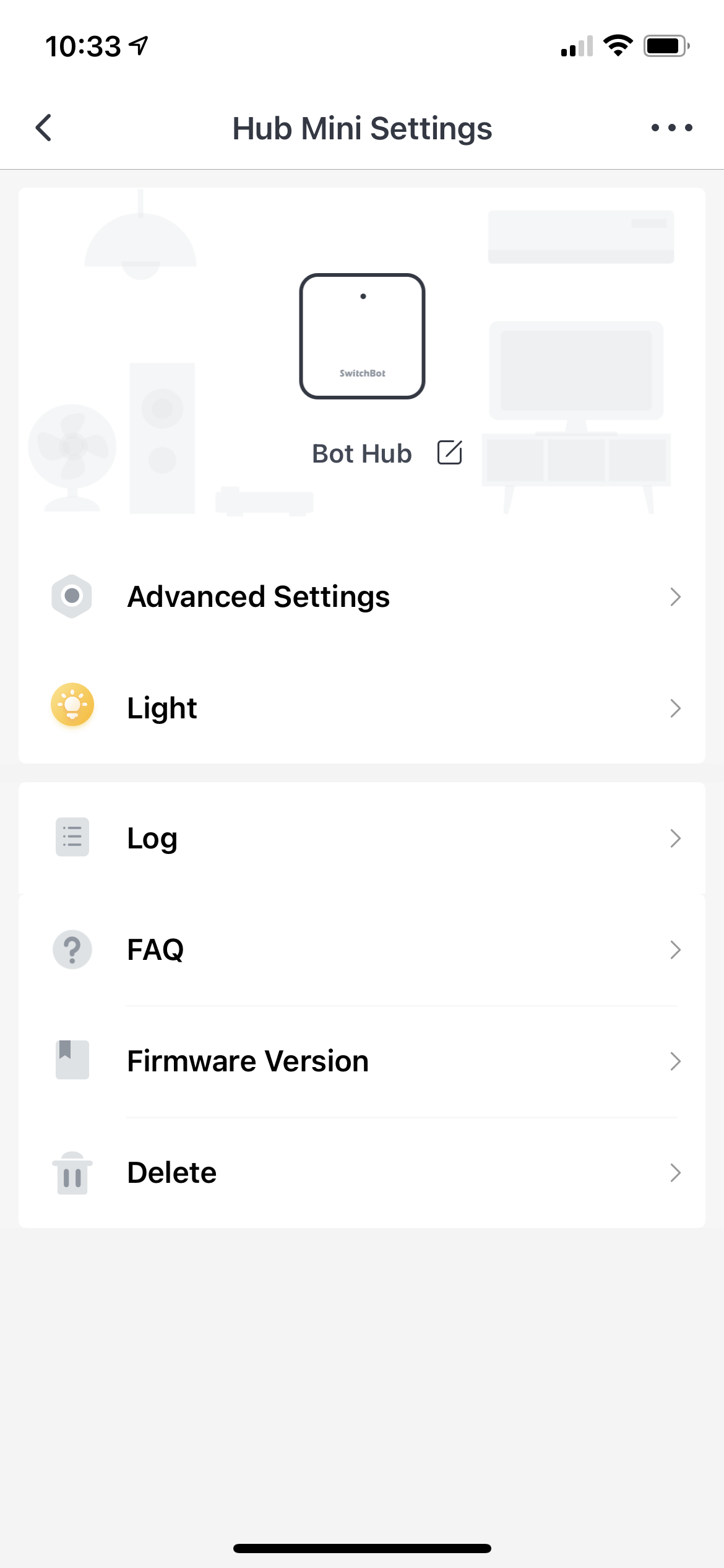 switchbot app hub