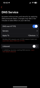 Firewall home firewall iOS app UI