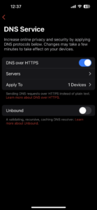 Firewall home firewall iOS app UI