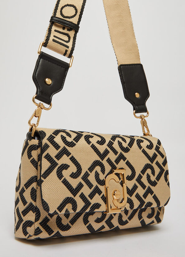 Borsa nero da donna liu jo con tracolla fissa - LIU JO - Pavidas