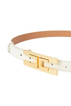 Cintura da donna di colore bianco latte Elisabetta Franchi Accessori | CT72S57E2DZ9