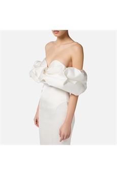 Abito da donna di colore avorio Elisabetta Franchi | AB71456E2360