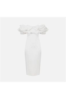 Abito da donna di colore avorio Elisabetta Franchi | AB71456E2360