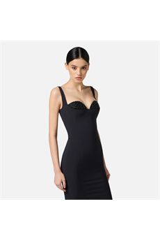Abito da donna di colore nero Elisabetta Franchi | AB83557E2110
