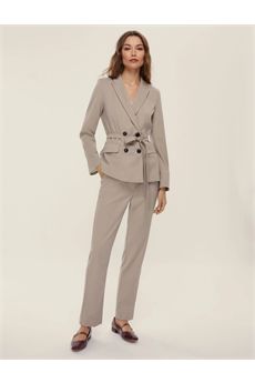 Pantalone da donna di colore beige Emme | CALCIO002