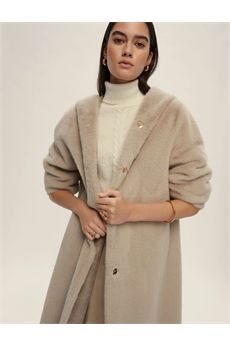 Cappotto da donna di colore grigio perla Emme | CALOTTTA001