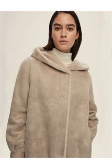 Cappotto da donna di colore grigio perla Emme | CALOTTTA001