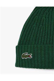Berretto unisex di colore verde militare Lacoste | RB0001132