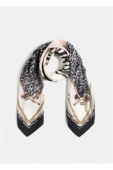 Foulard da donna mix animalier nero Liu Jo Accessori | 2F5084T0300M9856