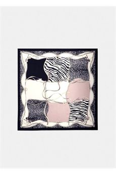 Foulard da donna mix animalier nero Liu Jo Accessori | 2F5084T0300M9856