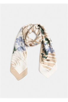 Foulard da donna beige zebrato Liu Jo Accessori | 2F5084T0300Q9106