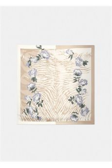 Foulard da donna beige zebrato Liu Jo Accessori | 2F5084T0300Q9106