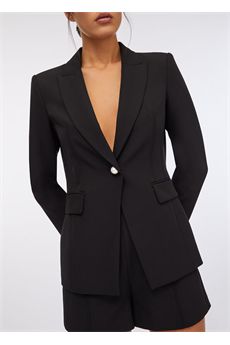 Blazer da donna di colore nero Liu Jo Black | CF5052T220022222