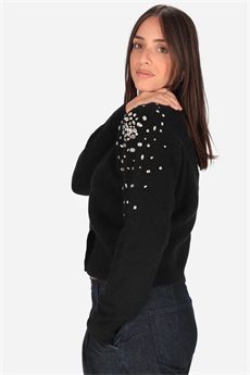 Cardigan da donna di colore nero Liu Jo Black | CF5149MA74Q22222