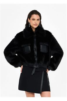 Giubbotto da donna di colore nero Liu Jo Black | CF5185E103722222