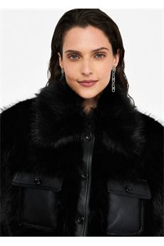 Giubbotto da donna di colore nero Liu Jo Black | CF5185E103722222