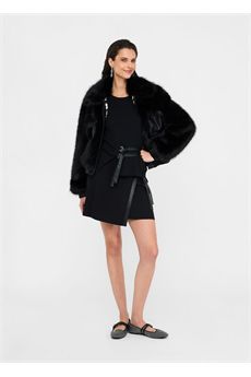 Giubbotto da donna di colore nero Liu Jo Black | CF5185E103722222