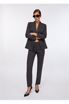 Pantaloni da donna di colore grigio Liu Jo Black | CF5235T054AC378A