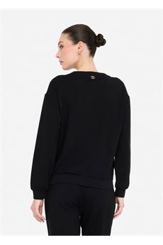 Felpa da donna di colore nero Liu.Jo Sport | TF5154FS576R9932