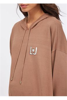 Felpa da donna di colore cioccolato Liu.Jo Sport | TF5216MS63LM9936
