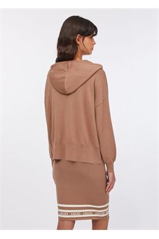 Felpa da donna di colore cioccolato Liu.Jo Sport | TF5216MS63LM9936
