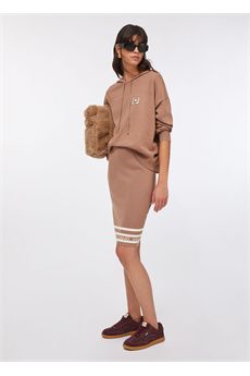 Felpa da donna di colore cioccolato Liu.Jo Sport | TF5216MS63LM9936