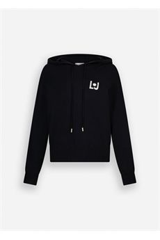 Felpa da donna di colore nero Liu.Jo Sport | TF5216MS63LN9579