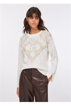 Maglia da donna di colore bianco Liu.Jo Sport | TF5225MA51IM9720