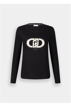 T-shirt da donna di colore nero Liu.Jo Sport | TF5299JS923N9785
