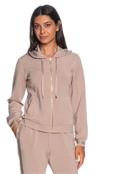 Felpa da donna di colore champagne Liu.Jo Sport | TF5302J461660906