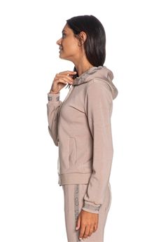 Felpa da donna di colore champagne Liu.Jo Sport | TF5302J461660906