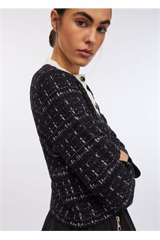 Giacca da donna di colore nero Liu.jo White | MF5520MA25RP9017