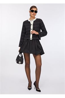 Giacca da donna di colore nero Liu.jo White | MF5520MA25RP9017