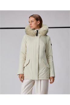 Piumino da donna di colore Dove Grey Peuterey | DONNET KL FUR983