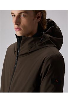 Piumino da uomo di colore marrone cioccolato Peuterey | METIDE SRT 01494