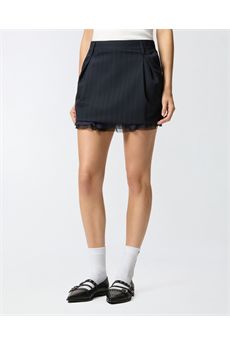 Gonna da donna di colore bianco e blu Pinko | HAMBURGEREZ1