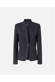 Giacca da donna di colore bianco e blu Pinko | KEBABEZ1