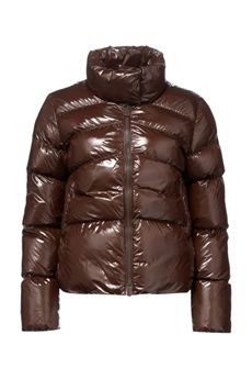 Piumino da donna di colore marrone Pinko | MIRCOM22