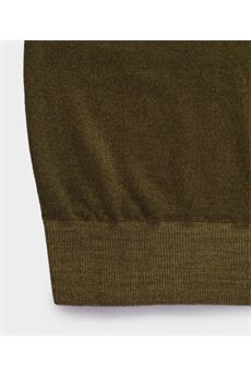 Maglia da uomo di colore verde militare Refrigiwear | BENNET PULLOVERE04010