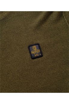 Maglia da uomo di colore verde militare Refrigiwear | BENNET PULLOVERE04010