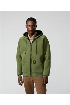 Felpa da uomo di colore verde Refrigiwear | FRANKIE FLEECEE03350