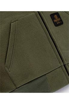 Felpa da uomo di colore verde Refrigiwear | FRANKIE FLEECEE03350