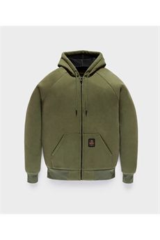 Felpa da uomo di colore verde Refrigiwear | FRANKIE FLEECEE03350