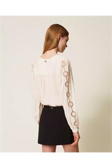 Blusa da donna di colore beige Twinset | 252TP215107222